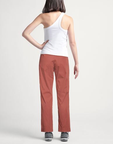 Woman Pants Tan Size 1 Cotton, Polyamide