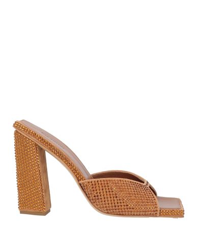 Woman Sandals Tan Size 10 Leather