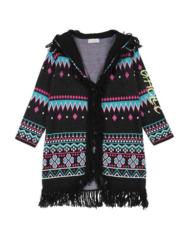 Kid Girl Cardigan Black Size 12 Acrylic