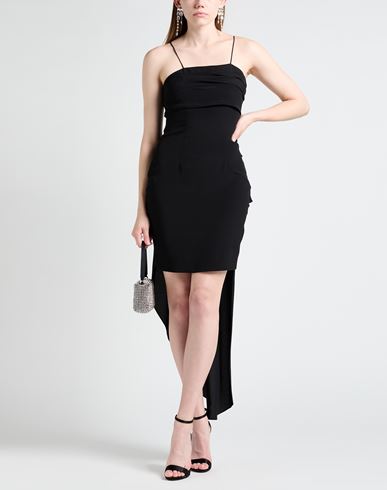 Grifoni Woman Maxi dress Black Size 8 Acetate, Silk