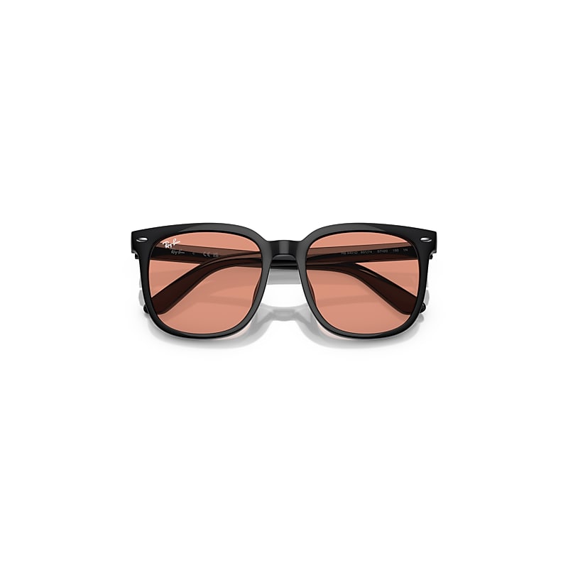 Ray-Ban Rb4401d Sunglasses Black Frame Orange Lense