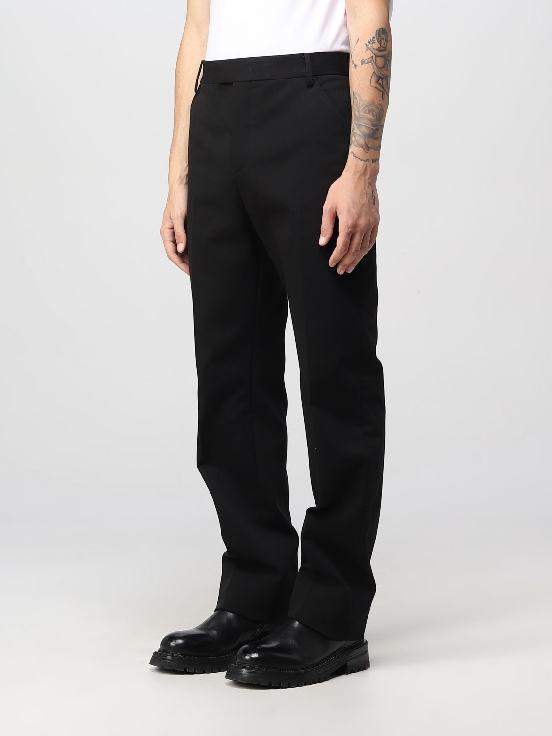 Pants Men color Black