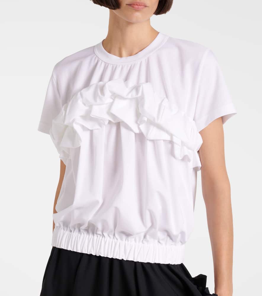 Ruffled cotton top