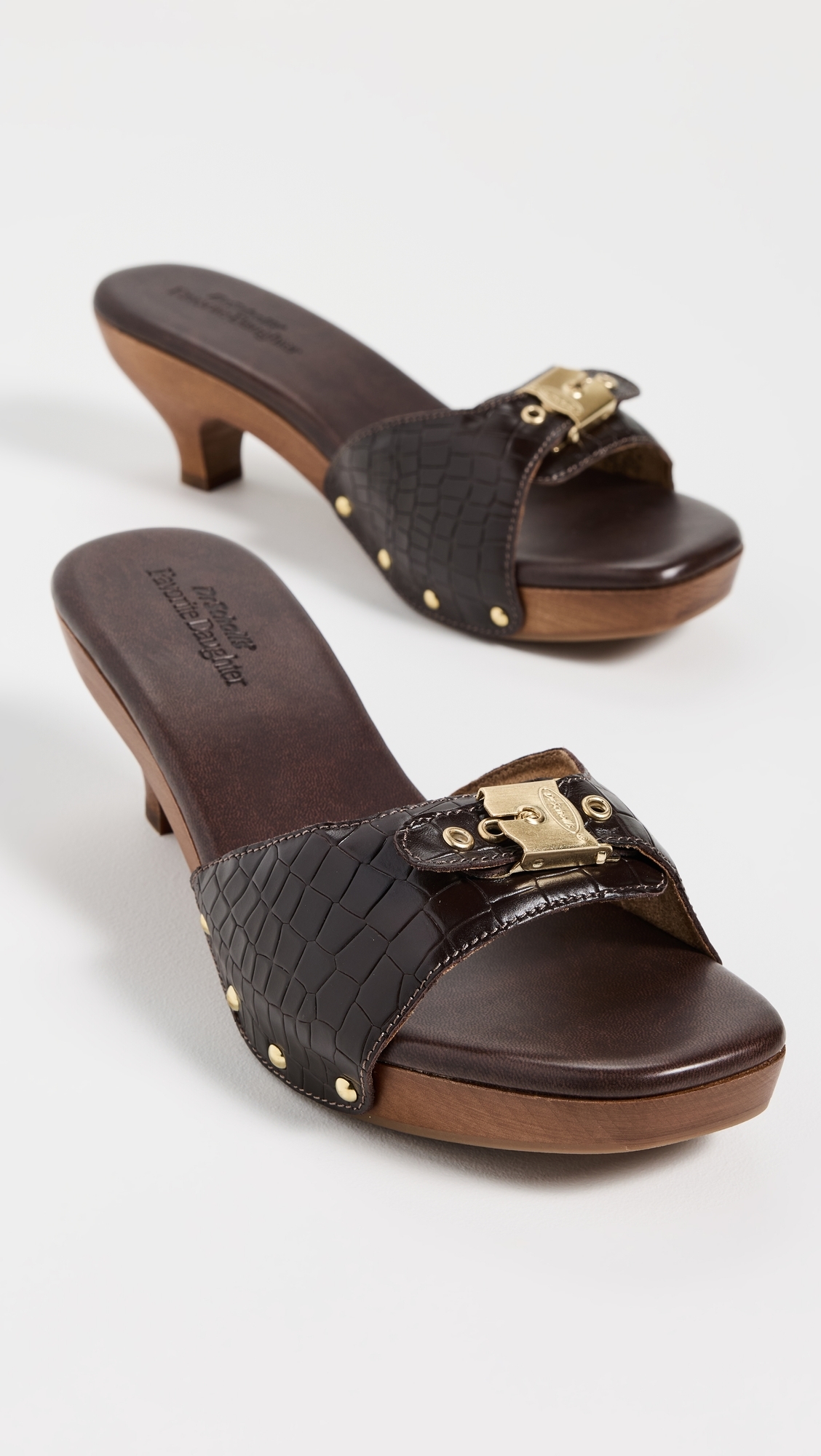 Dr Scholls Dr Scholl's x Favorite Daughter The Heartbreak Heels Chocolate Panchia Lea
