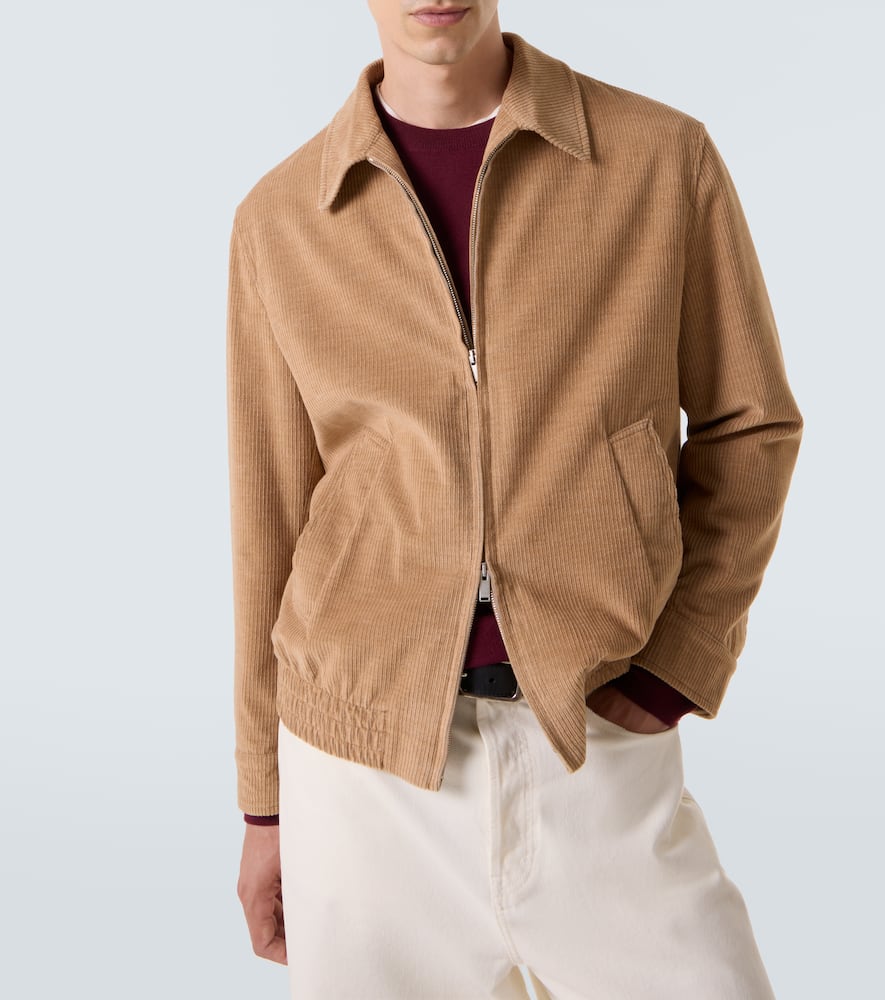Cotton and alpaca corduroy jacket