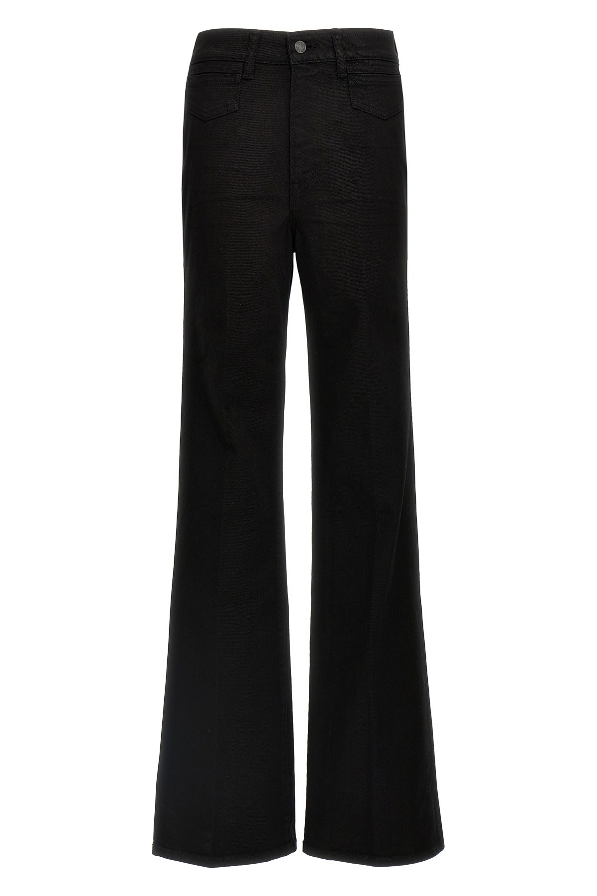 'Stretch Twill Denim Wide Flare' Jeans