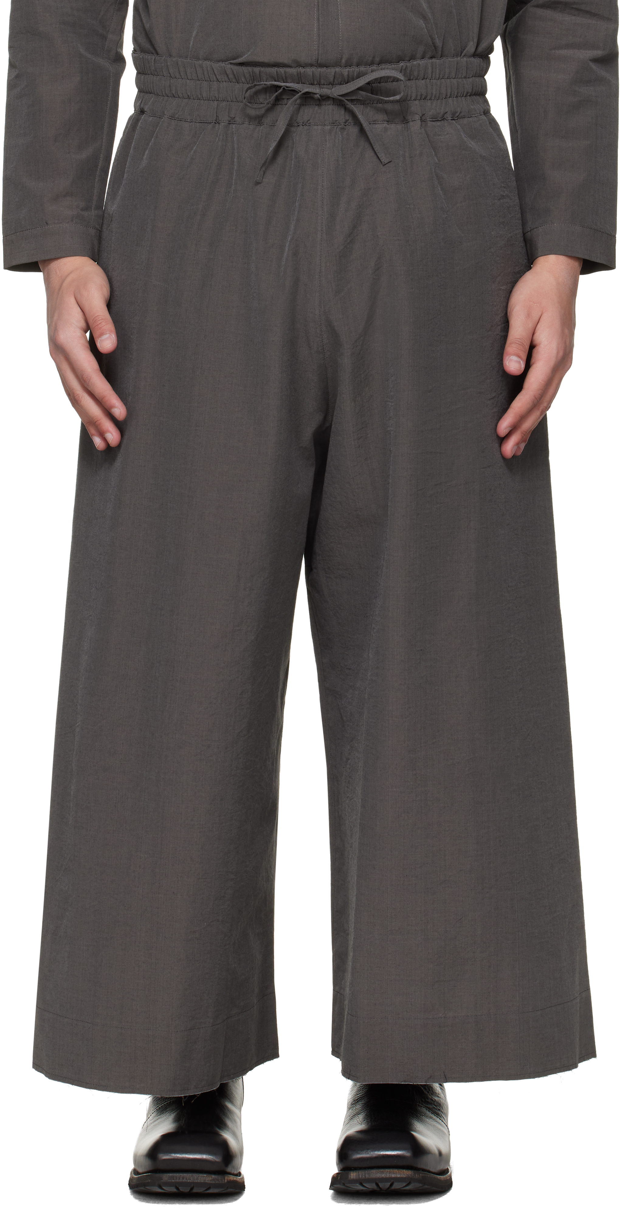 Gray 'The Boxer' Trousers