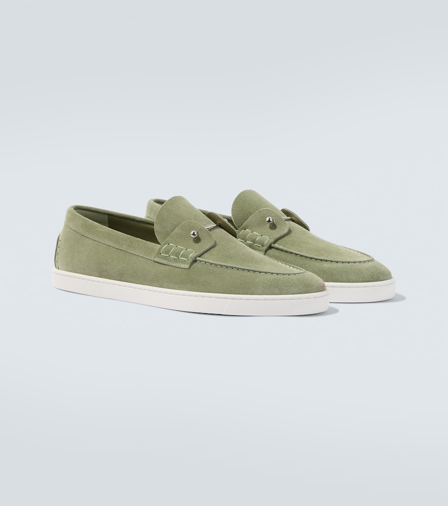 Chambeliboat suede slip-on shoes