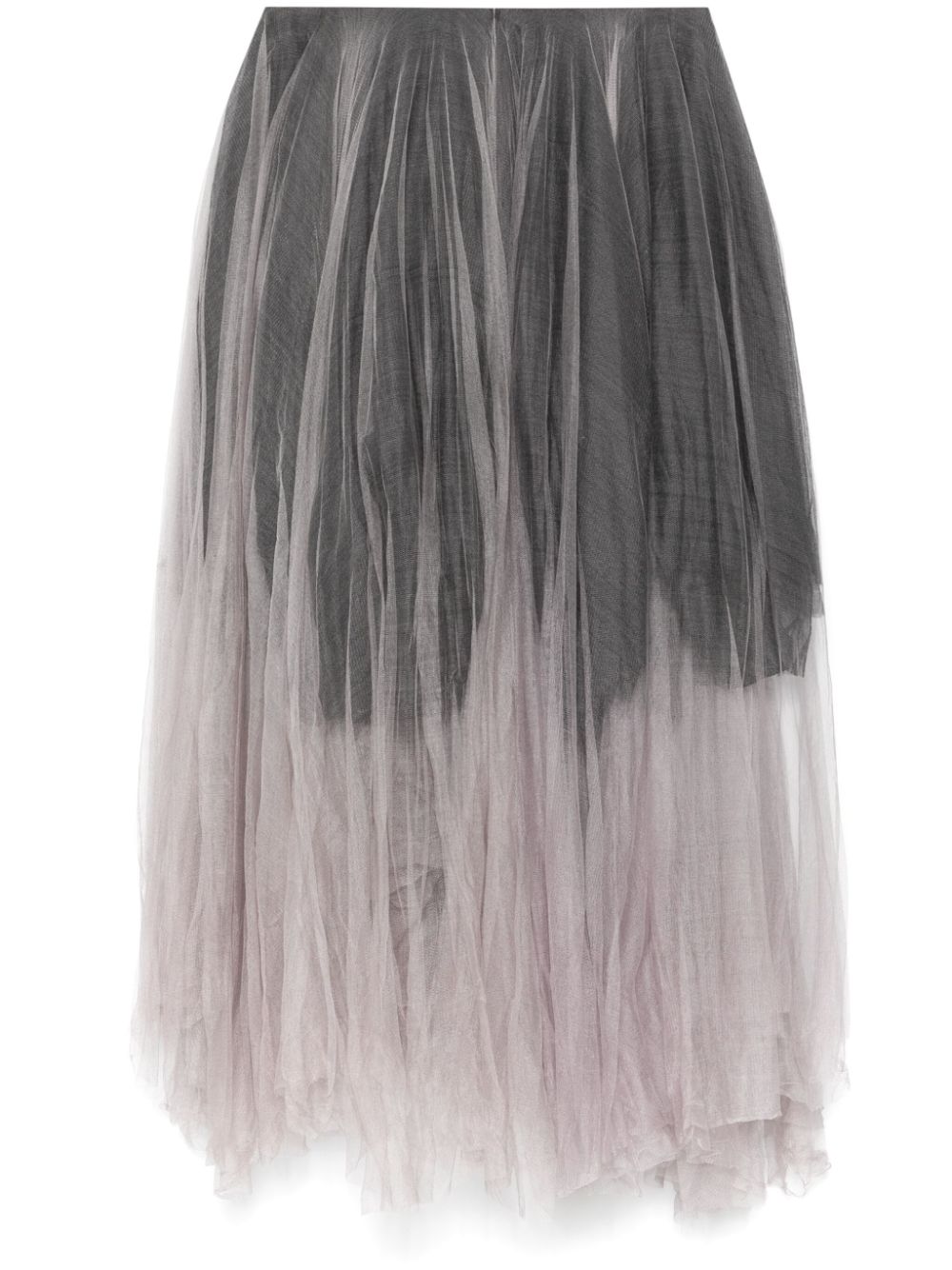 Tulle maxi skirt - Grey