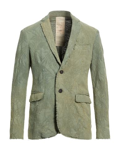 Man Blazer Military green Size 40 Cotton, Polyamide