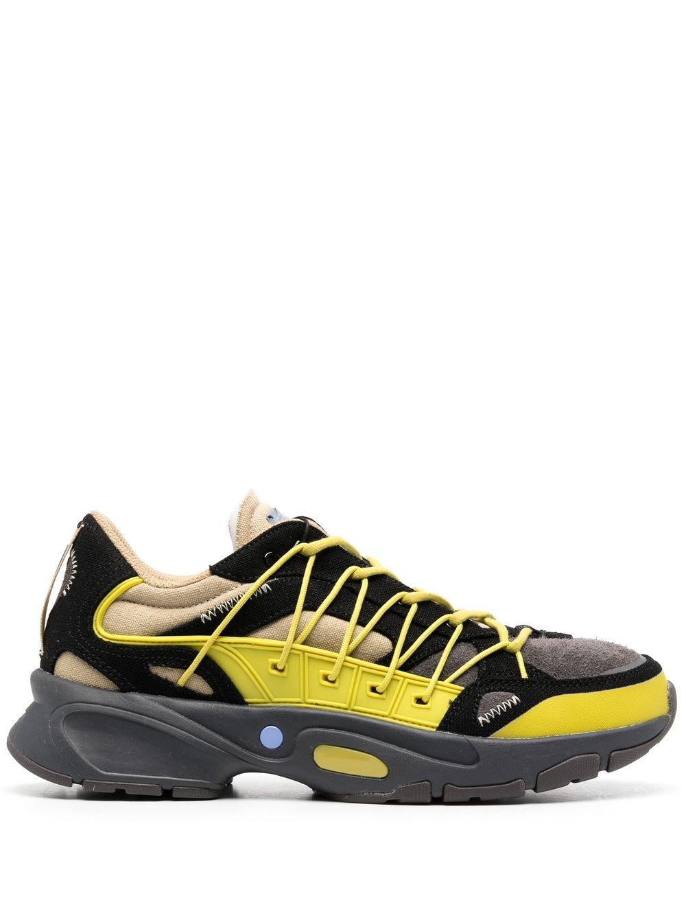 Leather lo-top sneakers - Brown