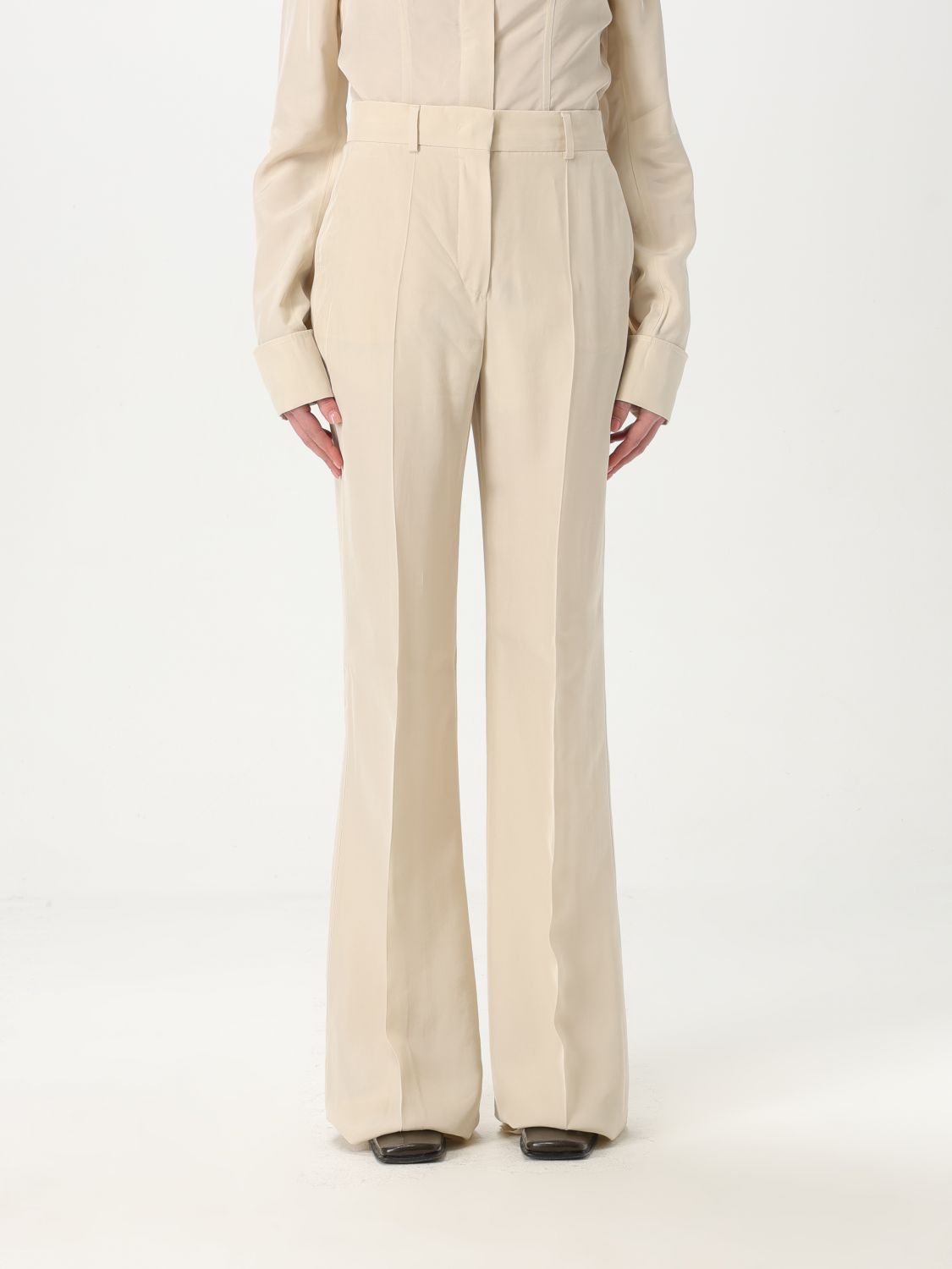 Pants SPORTMAX Woman color Ivory