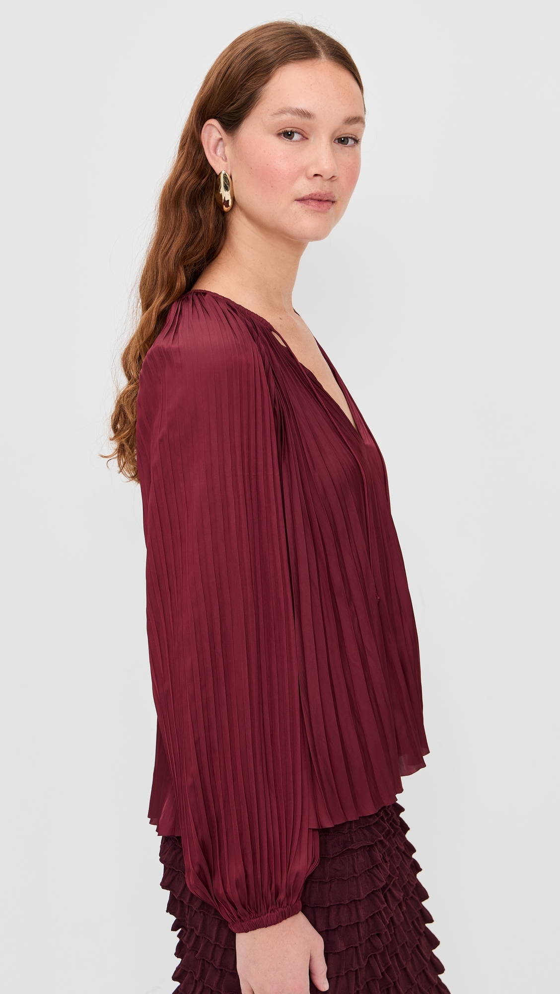 Electra Blouse Claret