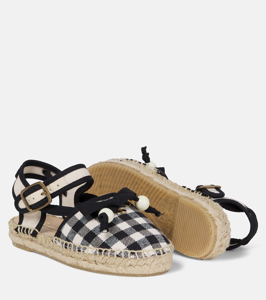 Evila gingham espadrille sandals