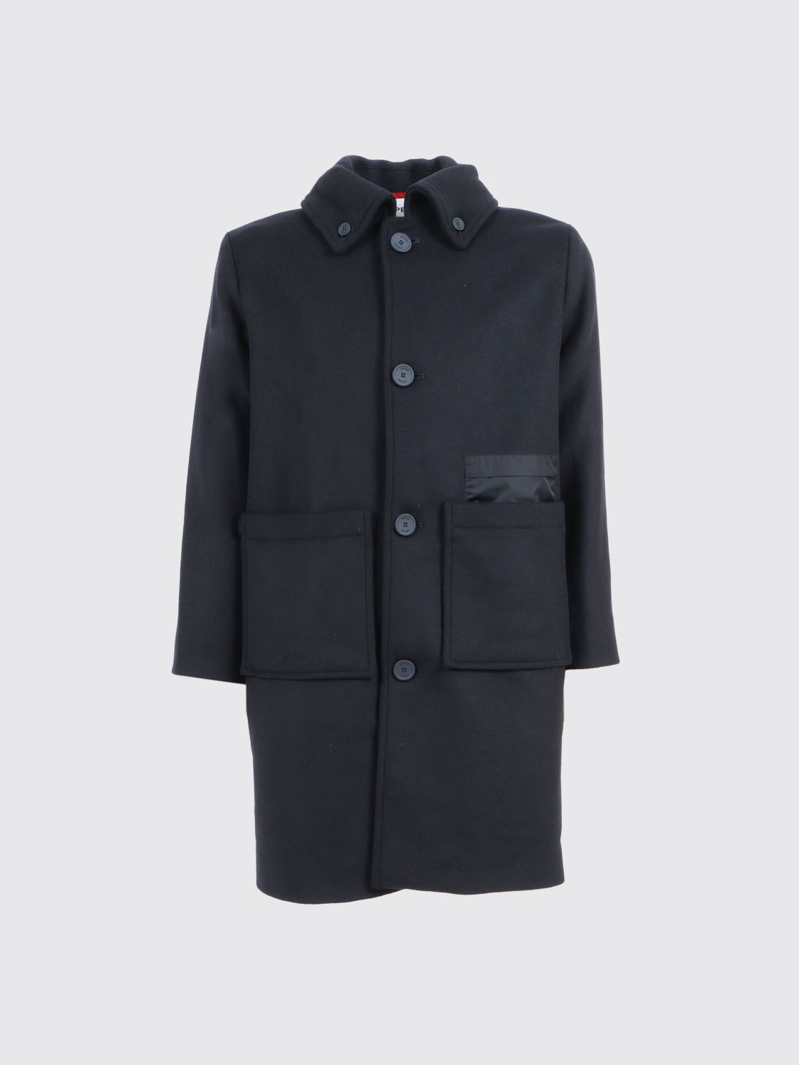 Coat Kids color Blue
