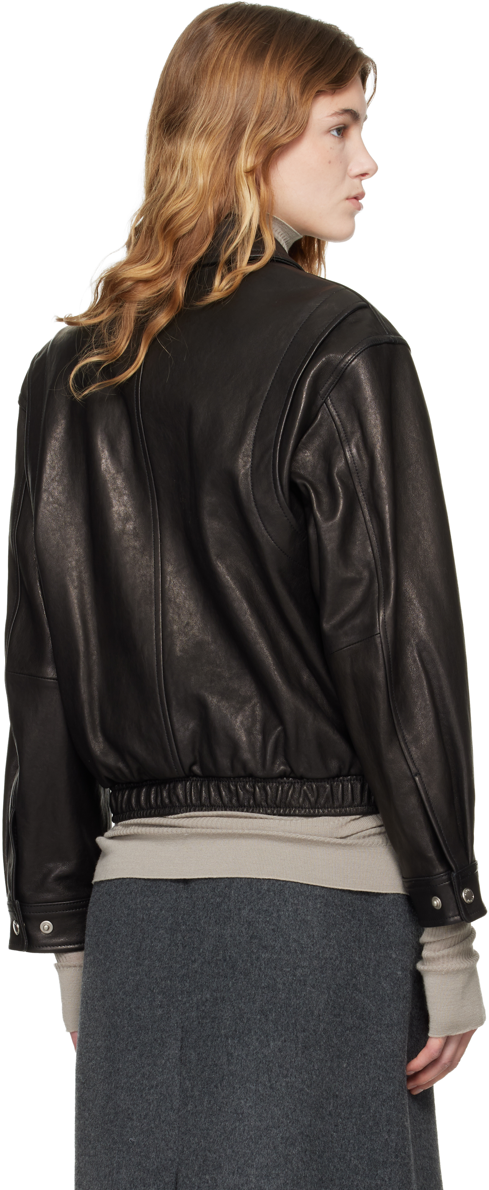 Black Drizzler Leather Jacket