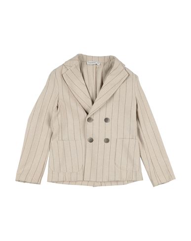 Kid Boy Blazer Beige Size 10 Polyester, Wool, Viscose