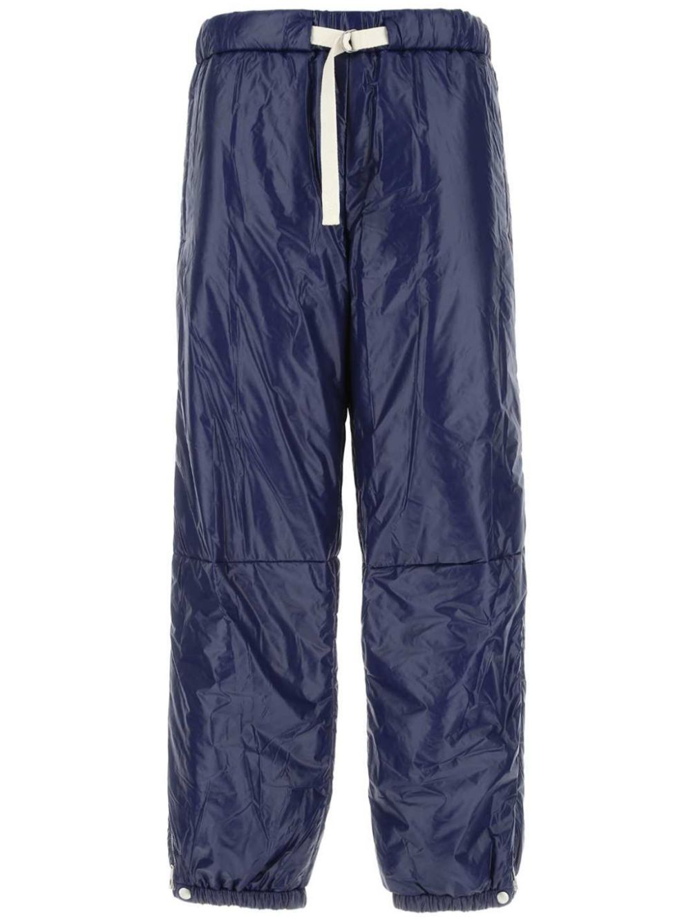 Drawstring-waist track pants - Blue