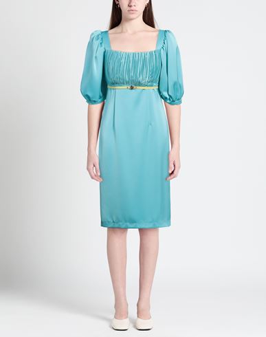 Woman Midi dress Turquoise