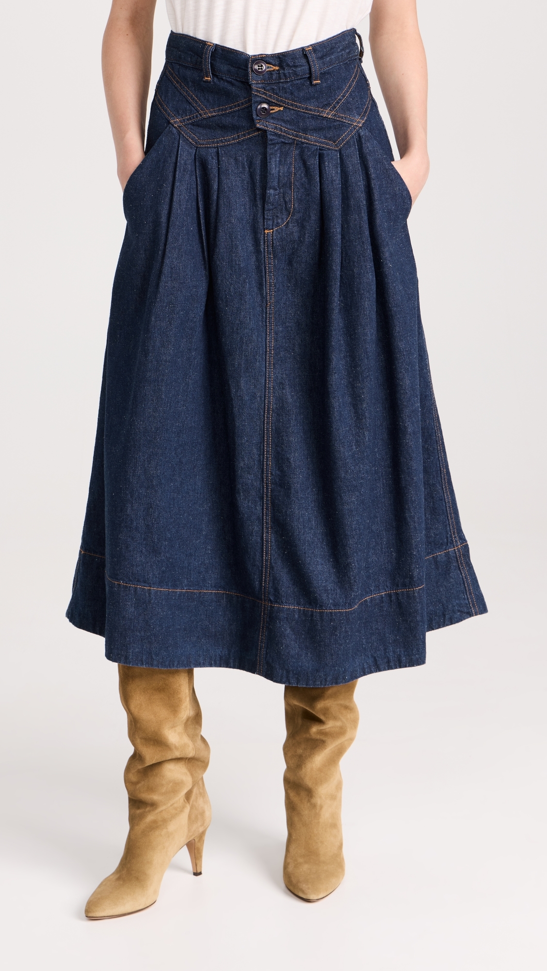 The Field Skirt Rinse Wash