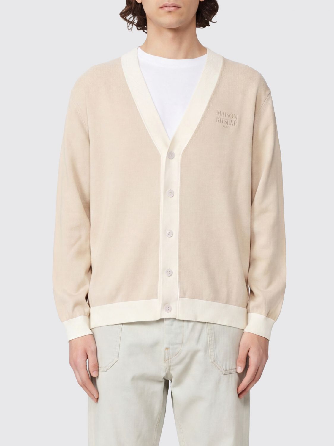 MAISON KITSUNÉ Sweater Men color Pink