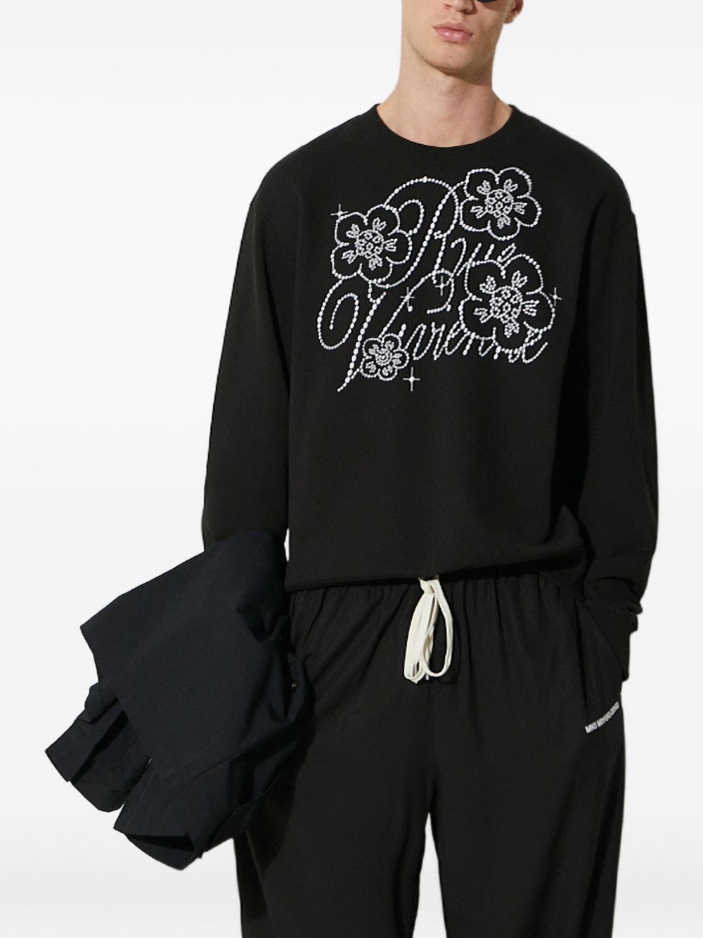 Cotton shirt jacket - Black