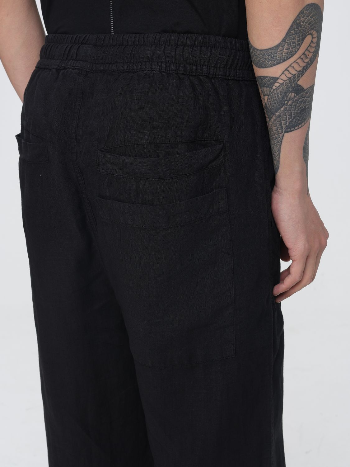 Pants Men color Black