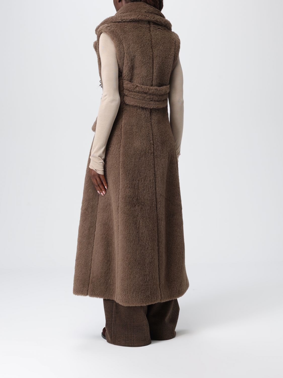 Coat Woman color Brown