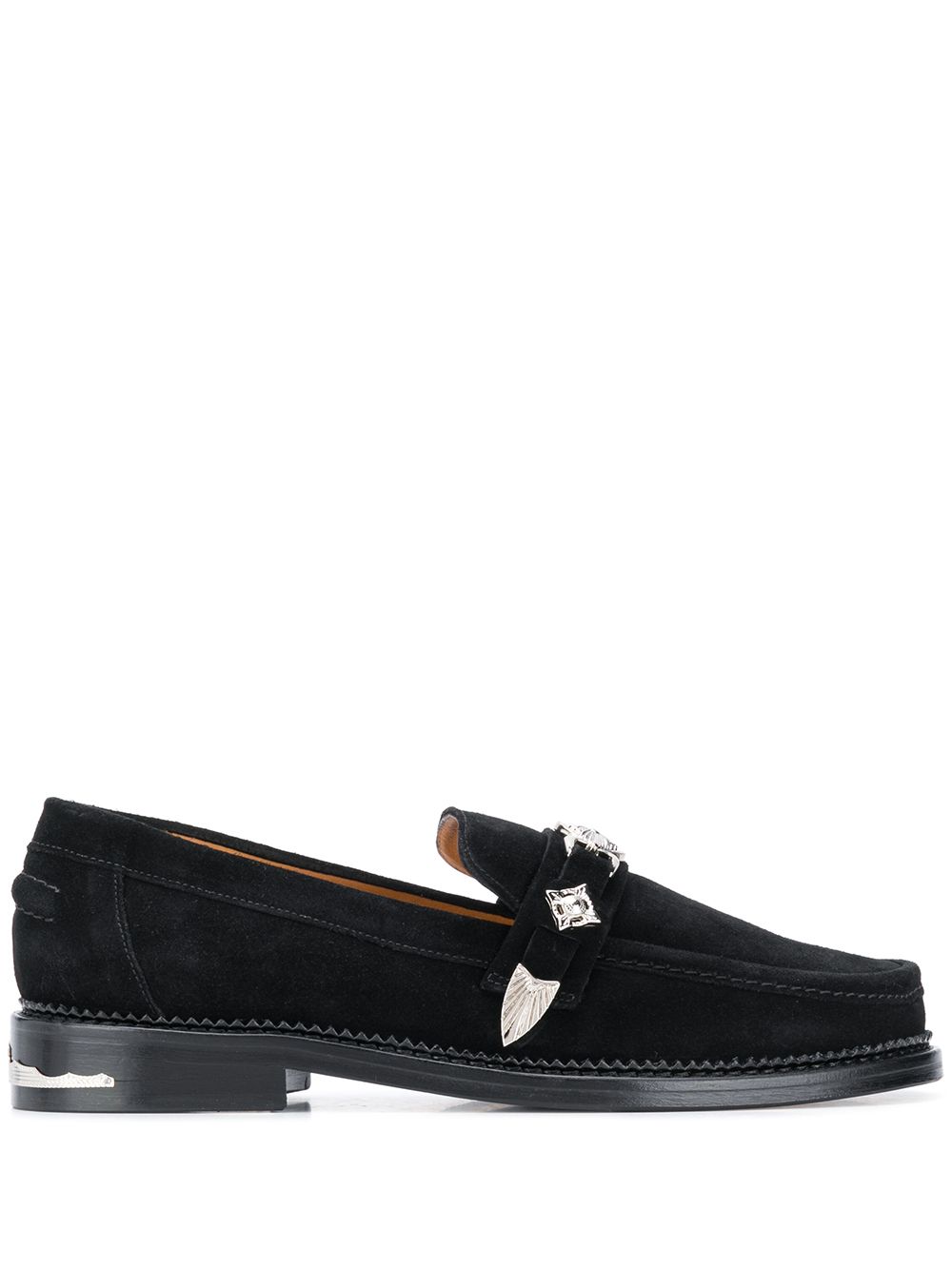 Western strap loafers - Black