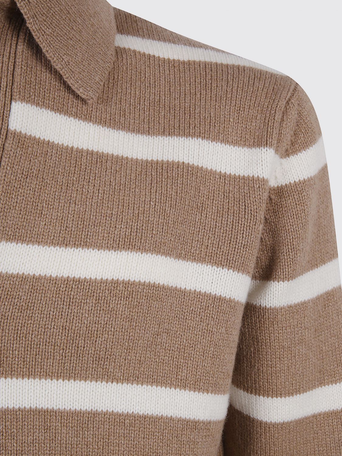 Polo Shirt Men color Brown