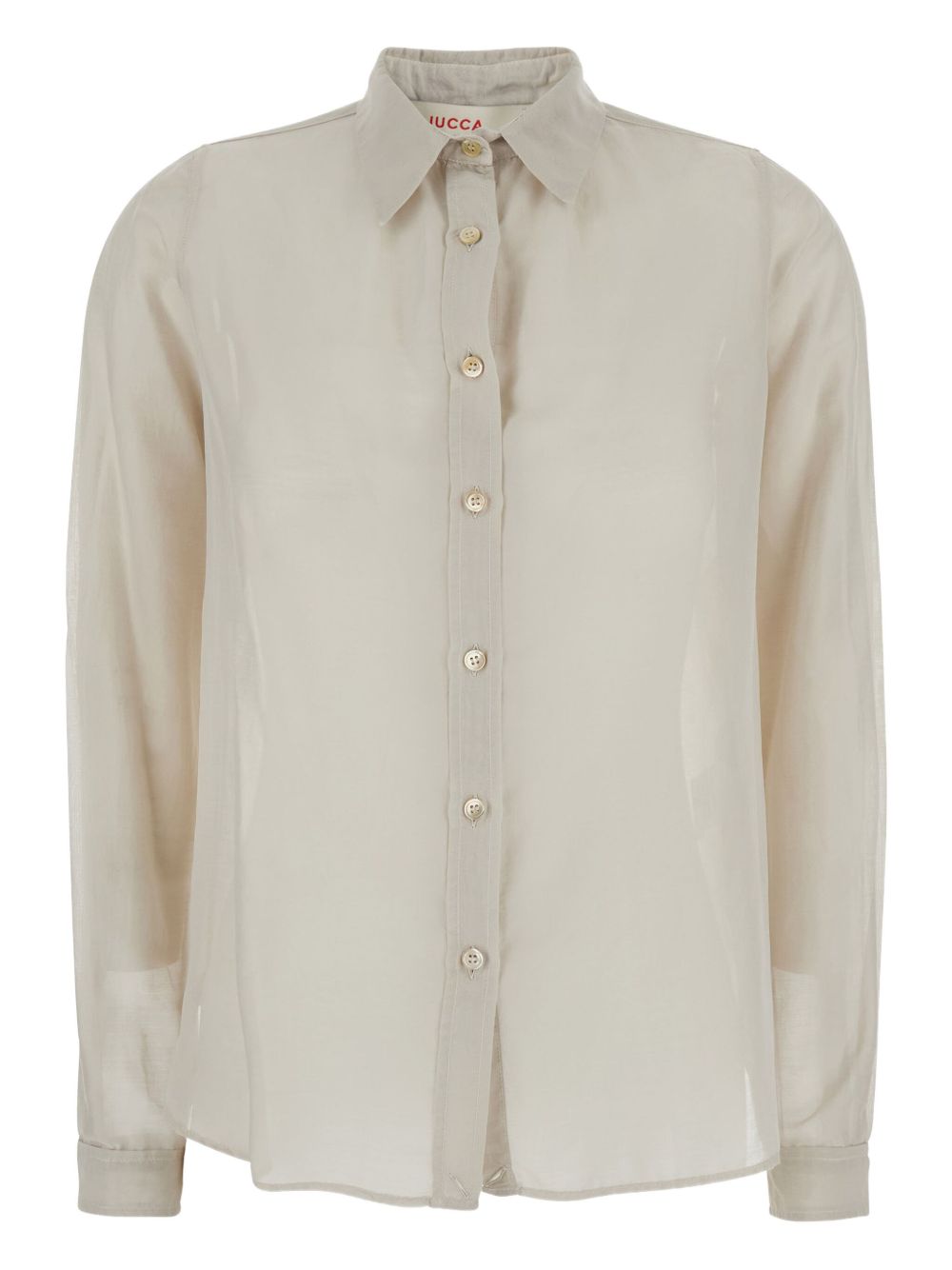 Jucca long-sleeve shirt - Neutrals