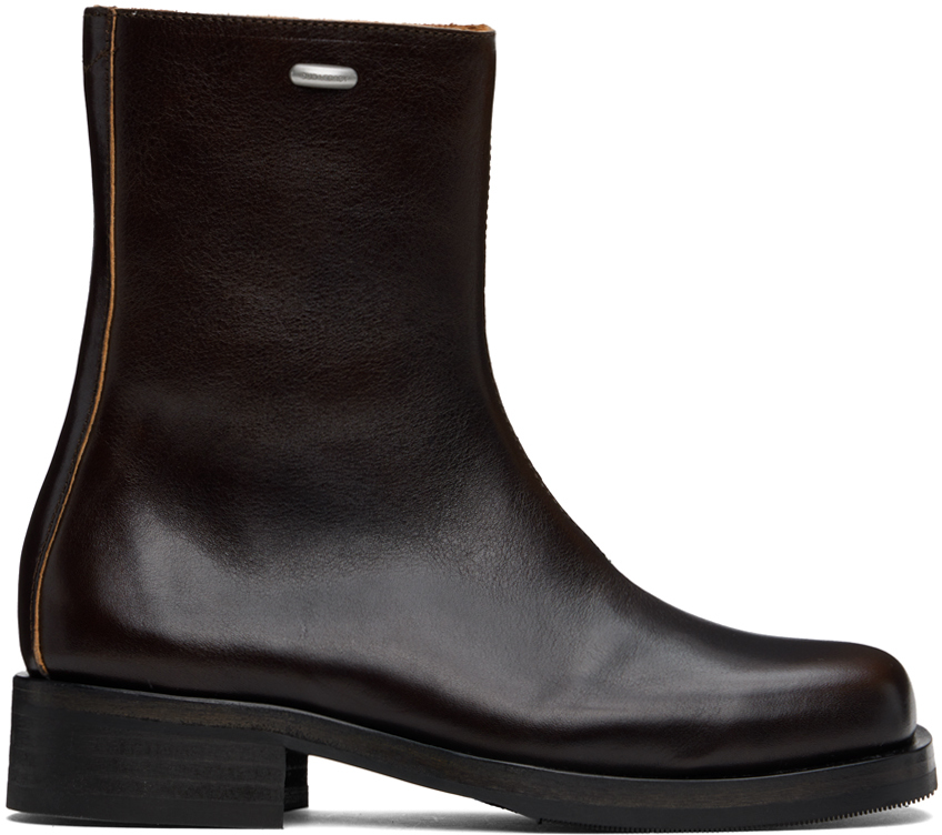 OUR LEGACY Brown Camion Boots