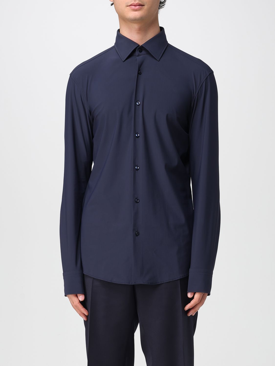Shirt BOSS Men color Blue