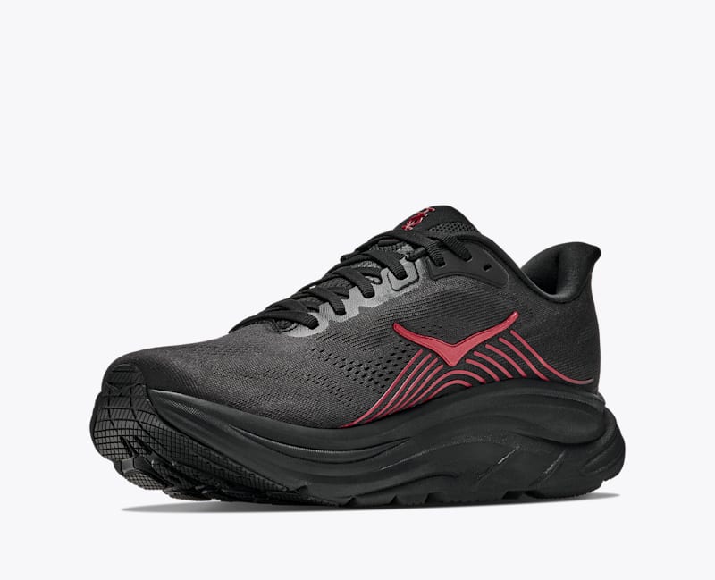 HOKA Men's Clifton 11 Shoes in Black/Pepper