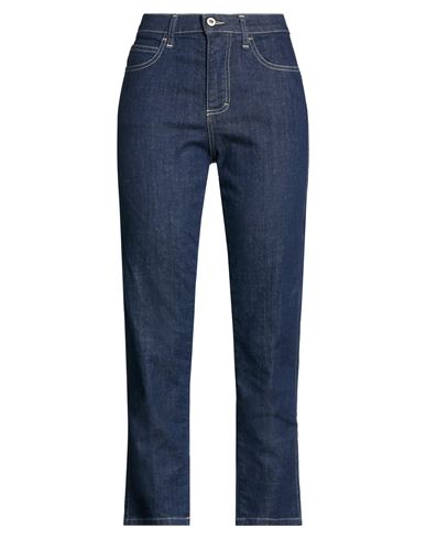 Woman Jeans Blue Size S Cotton, Elastane