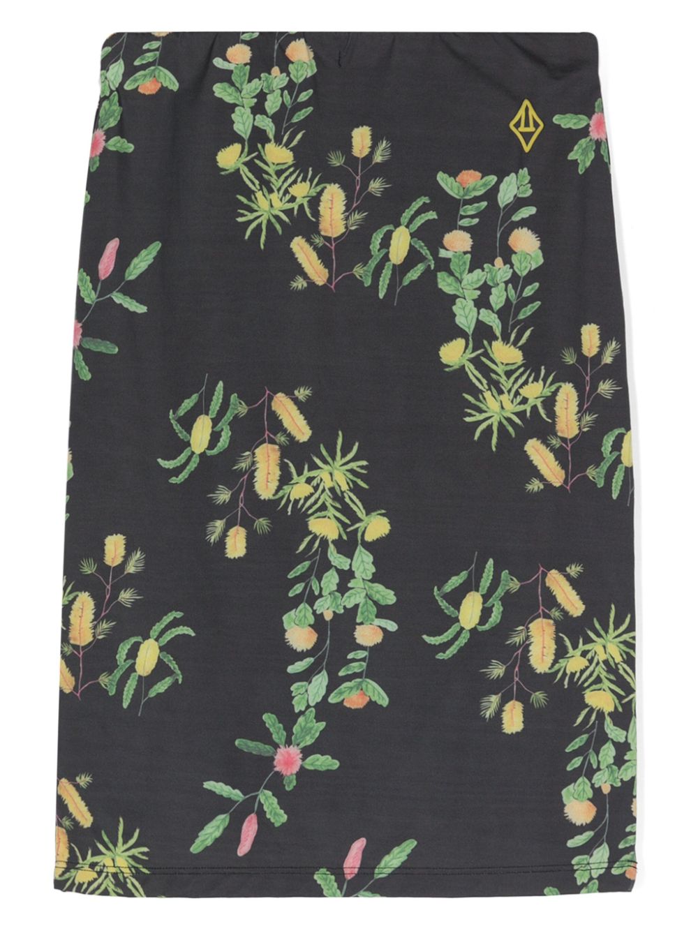 Anaconda floral-print skirt - Brown