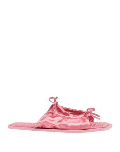 Woman Sandals Pink Size 5 Textile fibers
