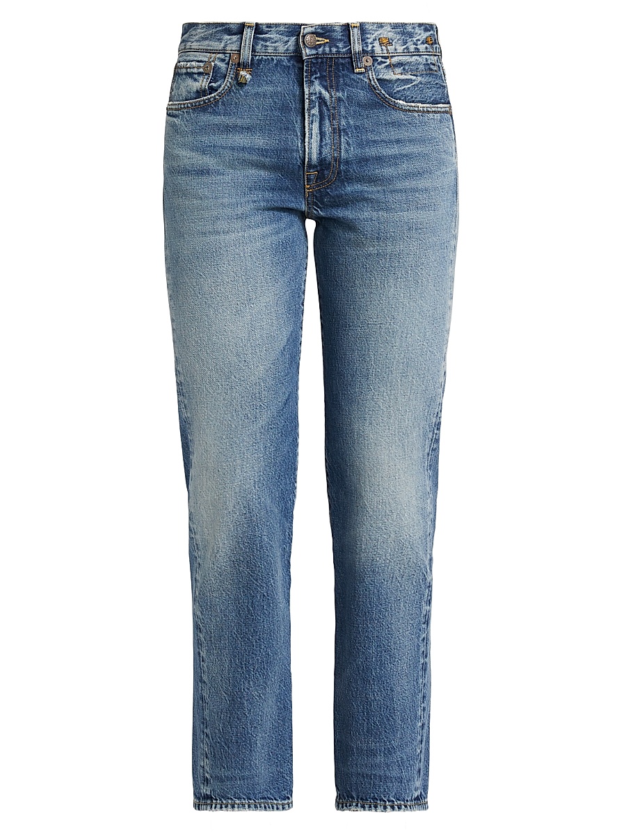 Women's Romeo Mid-Rise Straight-Leg Jeans - Hutton Blue