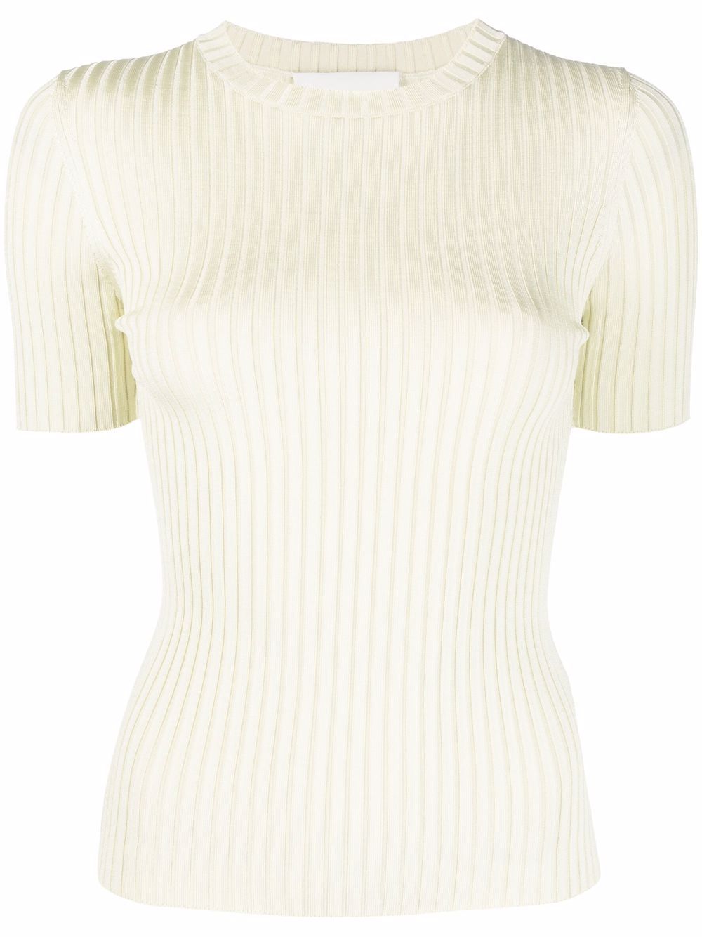Fine-knit T-shirt - Neutrals