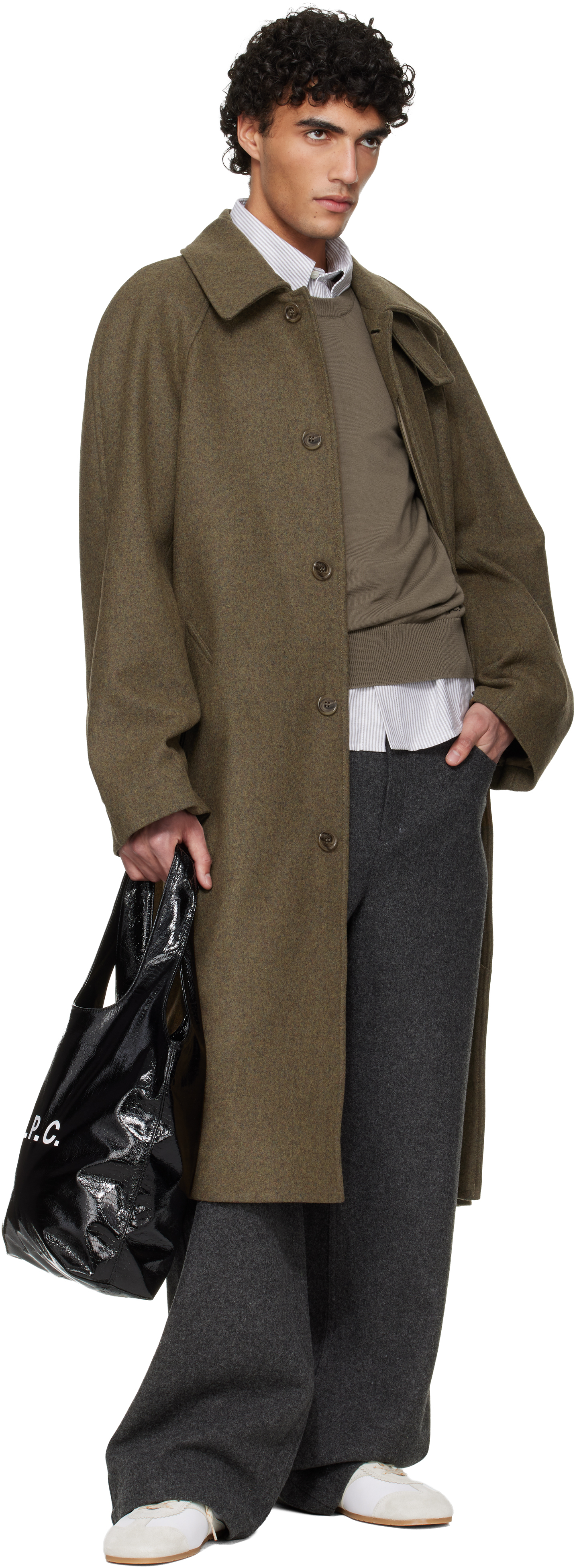 Gray Clyde Trousers
