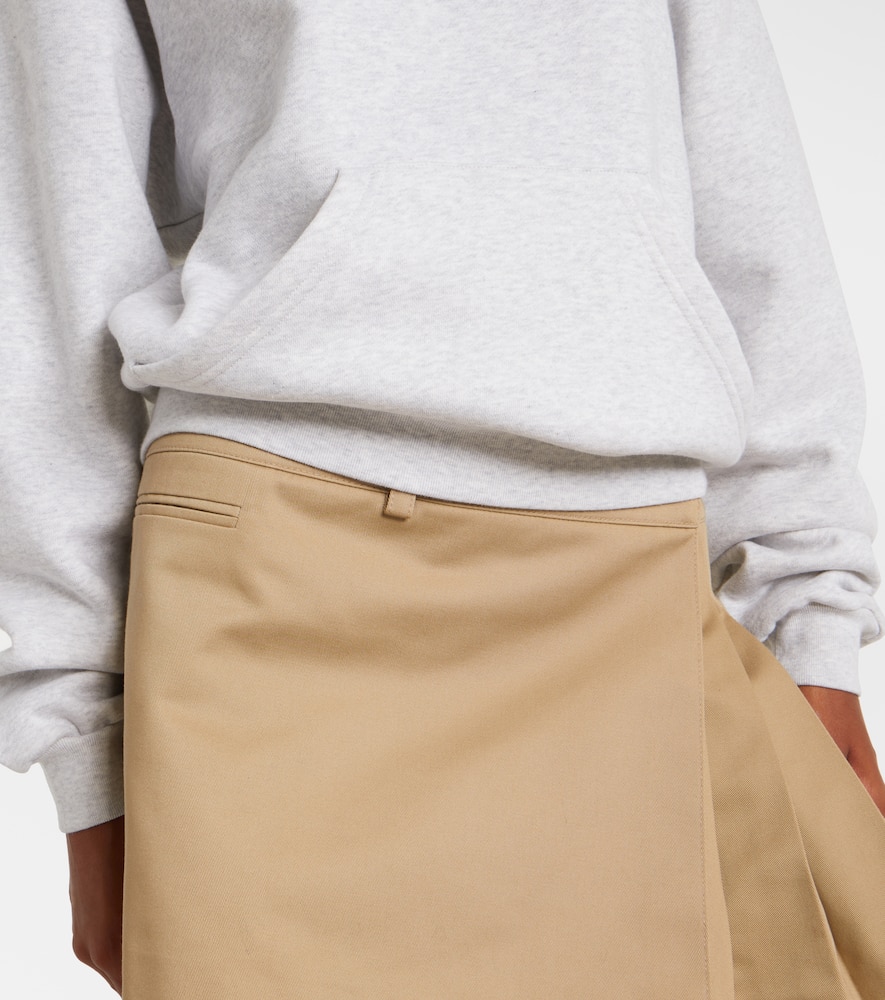Logo cotton-blend jersey hoodie