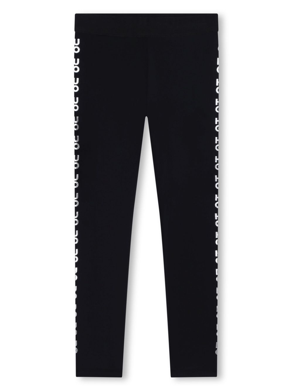 Logo-tape leggings - Black