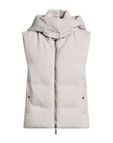 Woman Vest Beige Size 4 Polyester, Virgin Wool