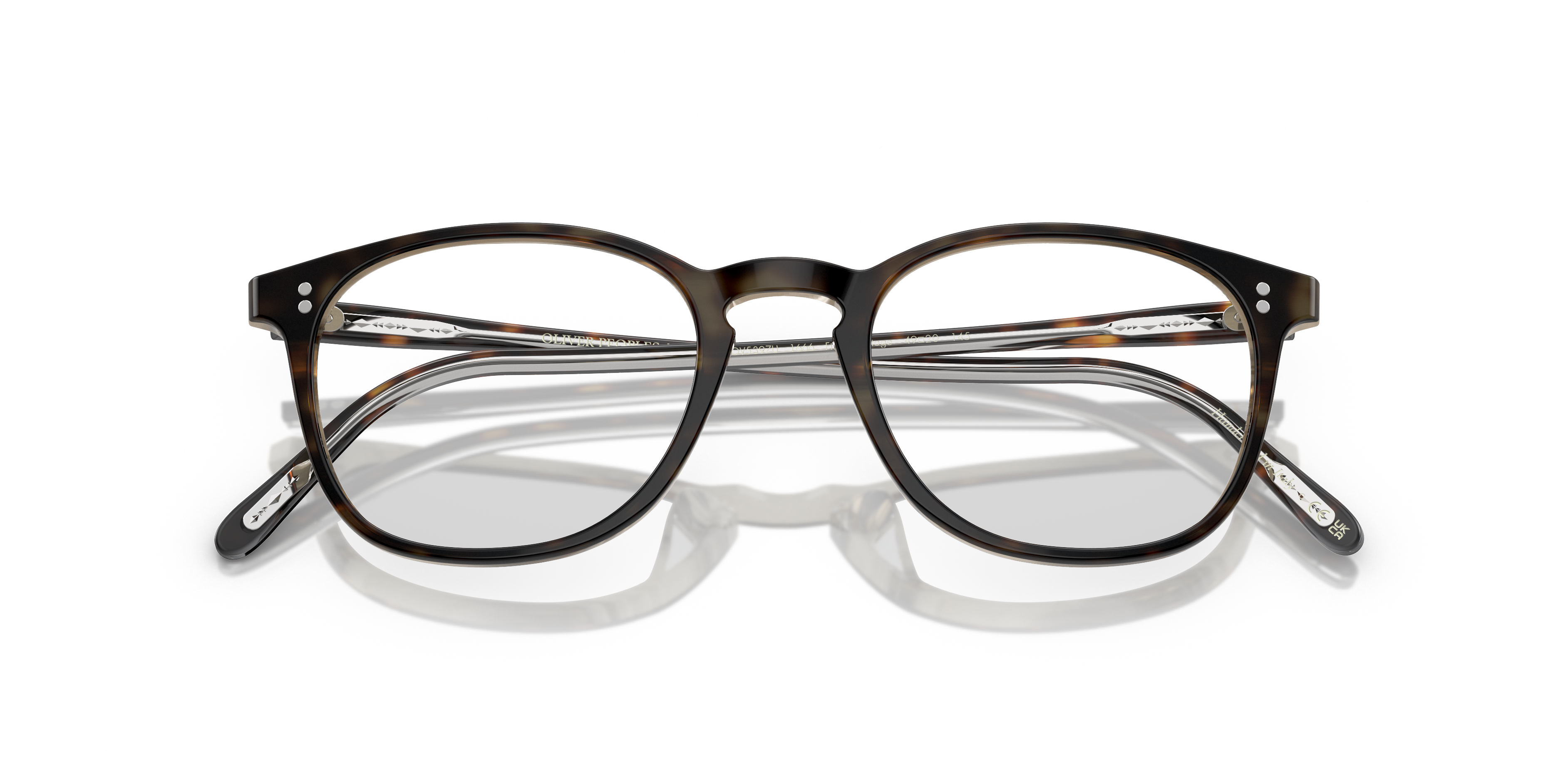 Oliver Peoples Uomo Oliver Peoples OV5397U FINLEY VINTAGE 1666 Montature da vista Acetato Tartaruga Trasparente Squadrata Normale