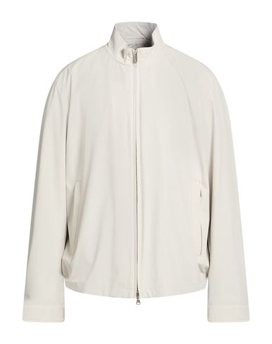 Man Jacket Ivory Size 3XL Polyester, Elastane