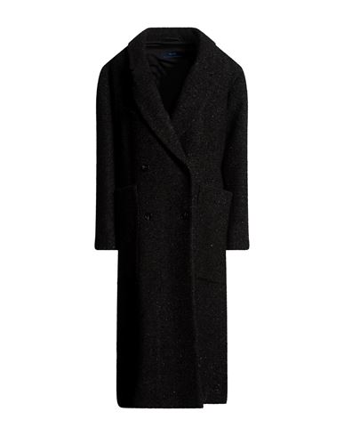 Paltò Woman Coat Black Size 10 Wool, Acrylic, Polyester, Polyamide