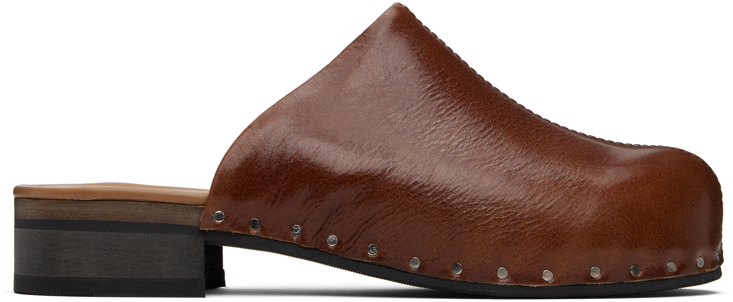 OUR LEGACY Brown Naoto Clogs