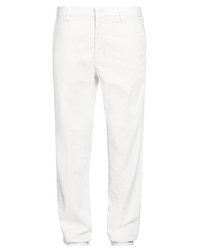 Man Pants Off white Size 31 Cotton, Lyocell, Silk, Elastane