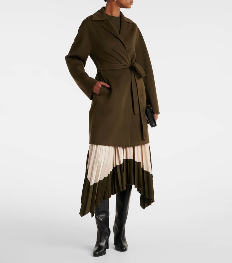 Joseph Light Double Face Cranwood wool and silk coat