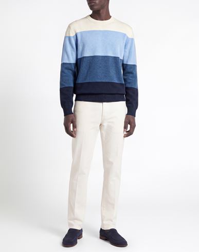 Man Sweater Sky blue Size 42 Merino Wool, Polyamide